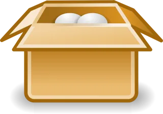 Package Parcel Packet Stickdatei