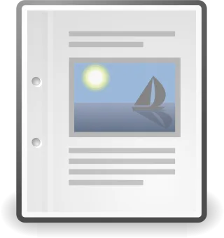 Document Text Icon Stickdatei