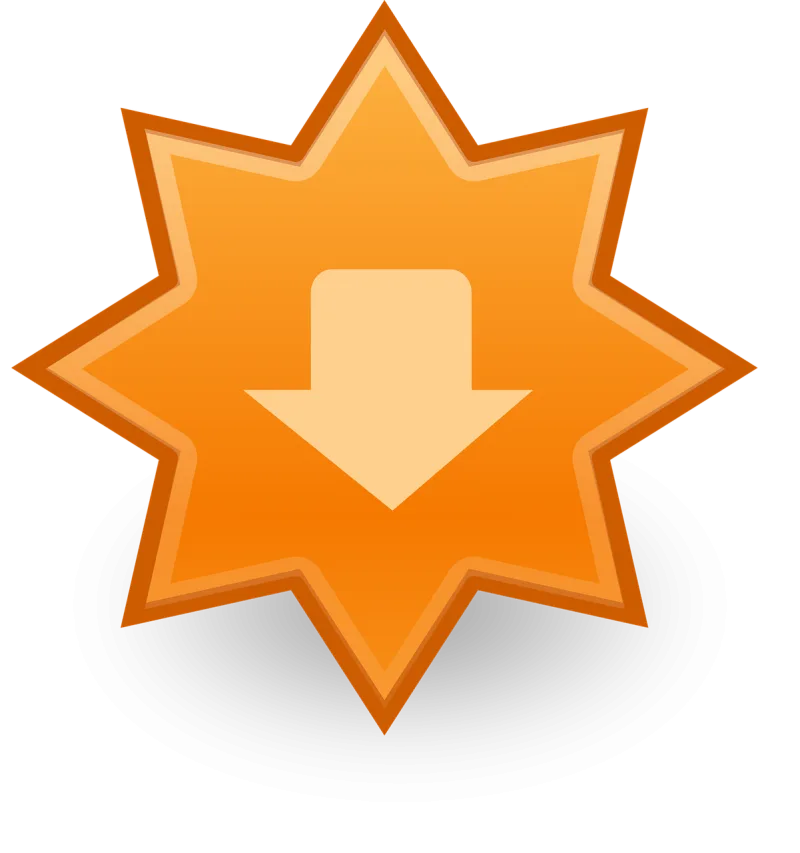 Download Arrow Down Stickdatei – Weihnachten
