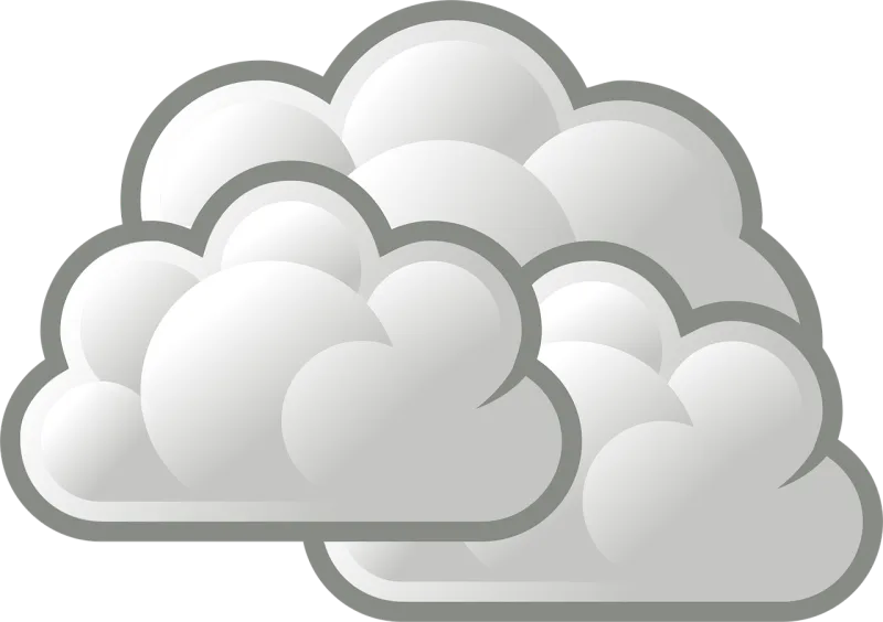 Clouds Cloudy Overcast Stickdatei – Natur