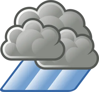 Heavy rain Rain Foggy Stickdatei