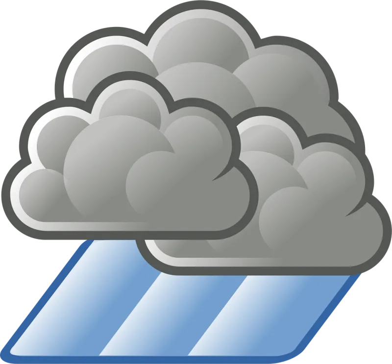Heavy rain Rain Foggy Stickdatei – Natur