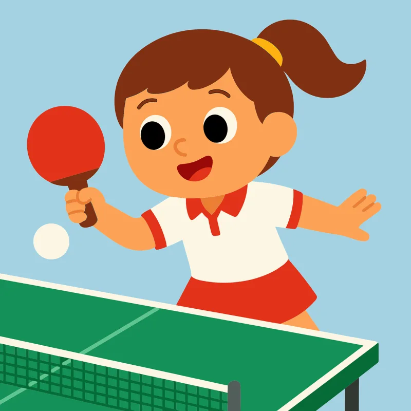 Ai generated Table tennis Ping pong Stickdatei – Sport