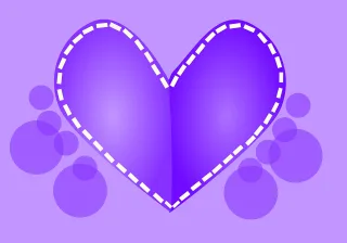 Heart Love card Copy space Stickdatei