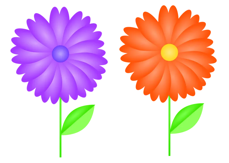 Flowers Spring Plant Stickdatei – Blumen