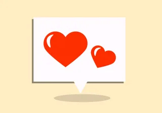 Red hearts Heart Idea Stickdatei
