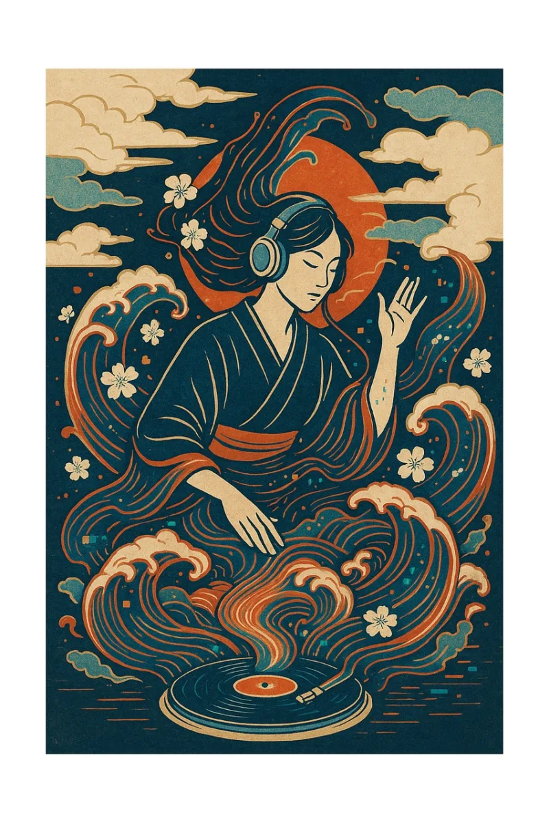 Japan Dj Music Stickdatei – Musik
