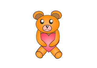 Teddy bear Design Bottomless Stickdatei