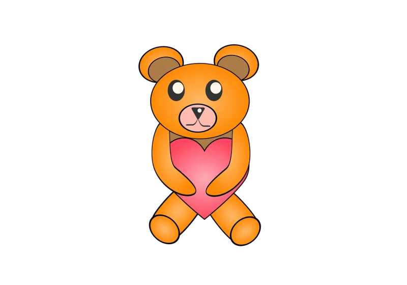 Teddy bear Design Bottomless Stickdatei – Kinder