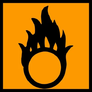 Oxidizer Oxidant Flame Stickdatei