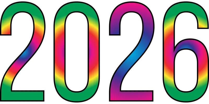 Year Party 2026 Stickdatei – Herzen & Liebe