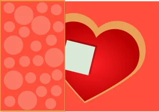 Love card Card Heart Stickdatei