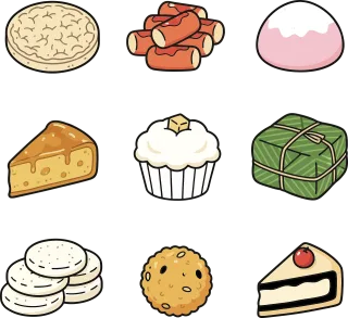 Dessert Sweets Pastry Stickdatei