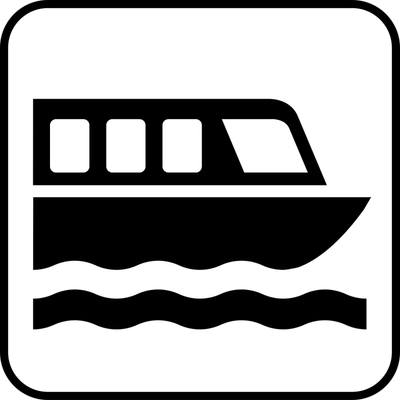 Ferry Boat Watercraft Stickdatei – Fahrzeuge