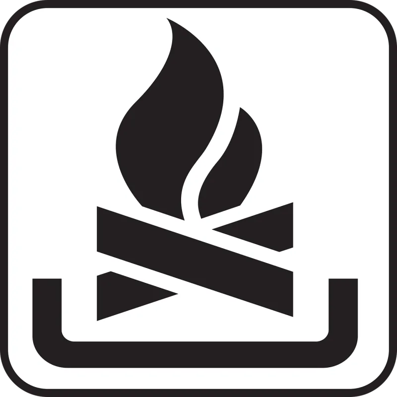 Campfire Bonfire Fire Stickdatei – Fahrzeuge