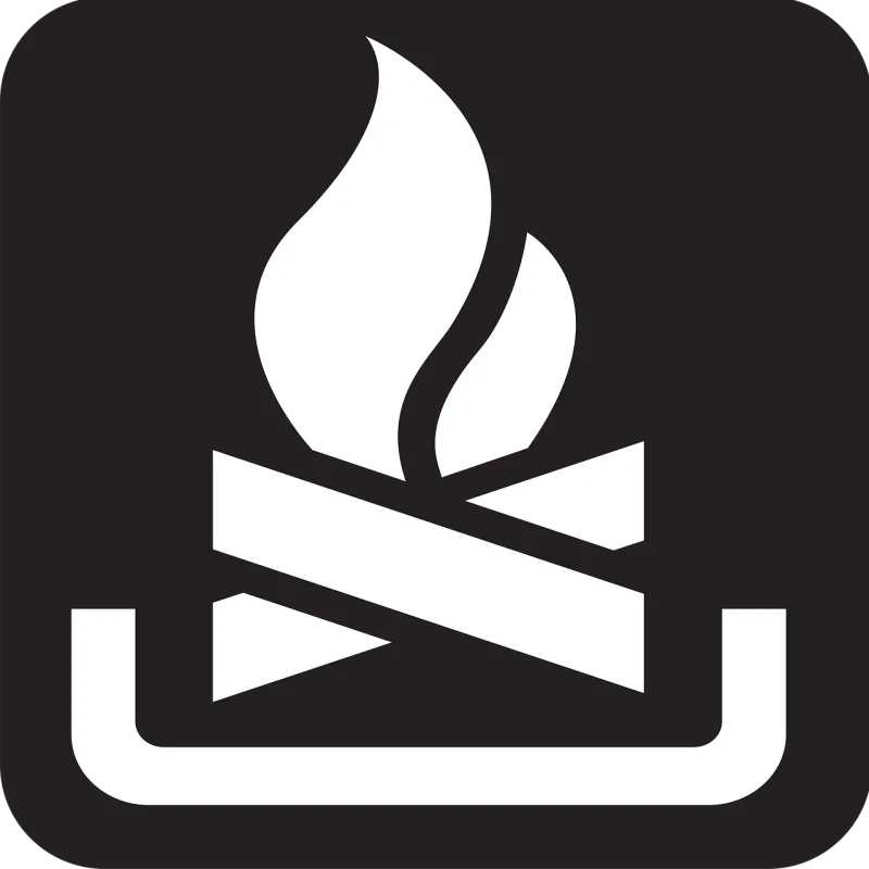 Campfire Bonfire Fire Stickdatei – Fahrzeuge