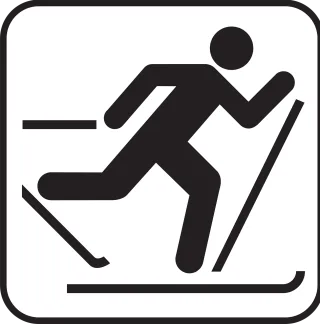 Cross-country skiing Skiing Winter sports Stickdatei