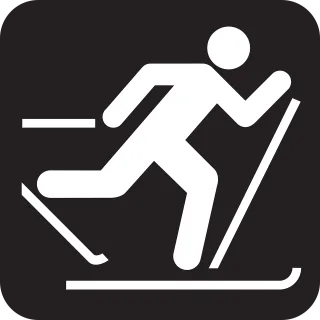 Cross-country skiing Skiing Winter sports Stickdatei