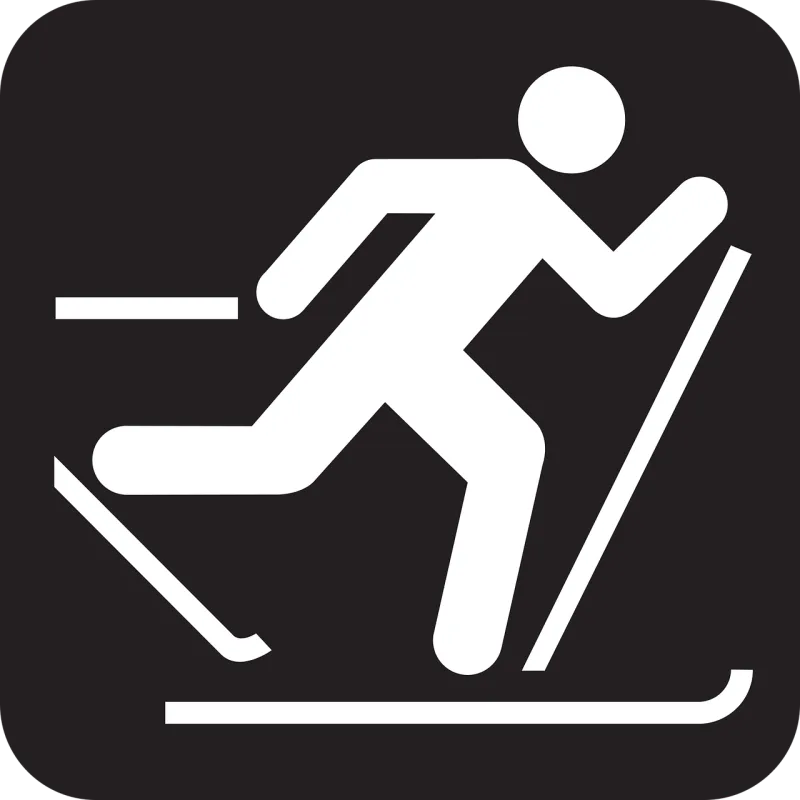 Cross-country skiing Skiing Winter sports Stickdatei – Sport