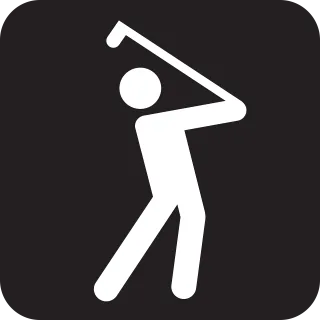 Golf Sports Golfing Stickdatei