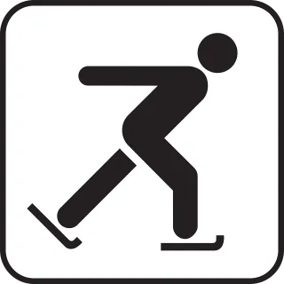 Skating Ice skating Ice Stickdatei