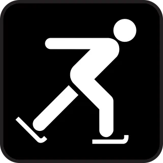 Skating Ice skating Ice Stickdatei – Kinder