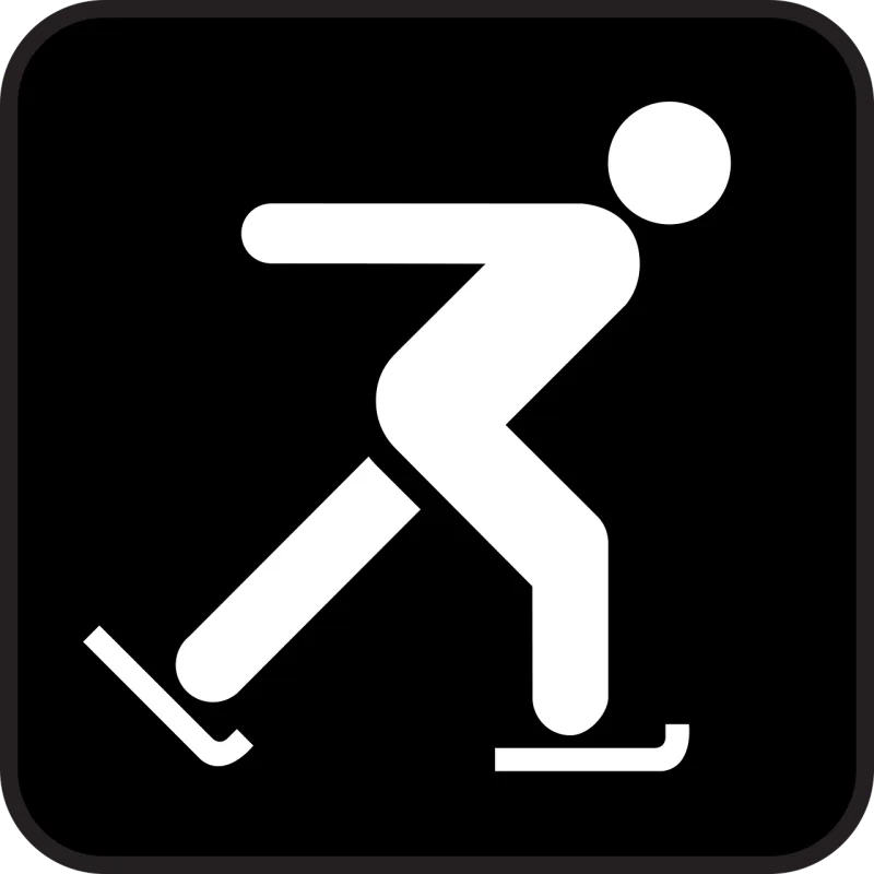 Skating Ice skating Ice Stickdatei – Kinder
