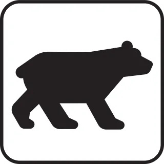 Bear Wildlife Animal Stickdatei