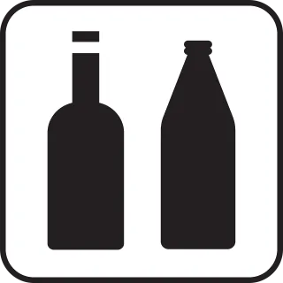 Bottles Glass Drinking Stickdatei