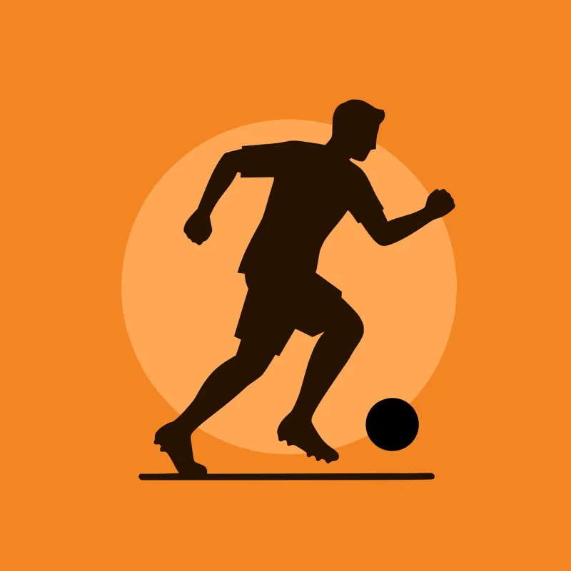 Soccer Football Silhouette Stickdatei – Sport