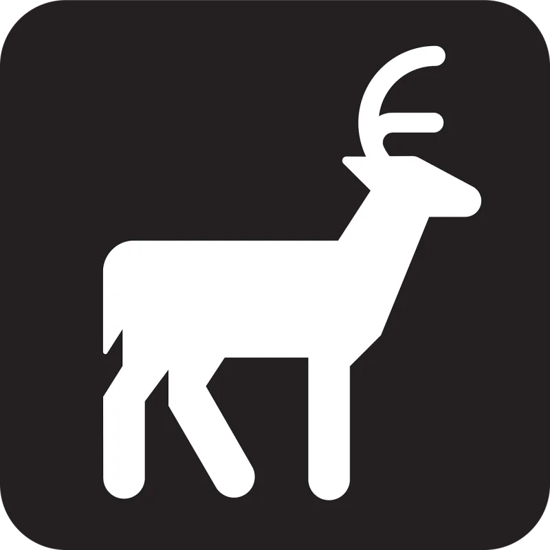 Deer Wildlife Nature Stickdatei – Weihnachten