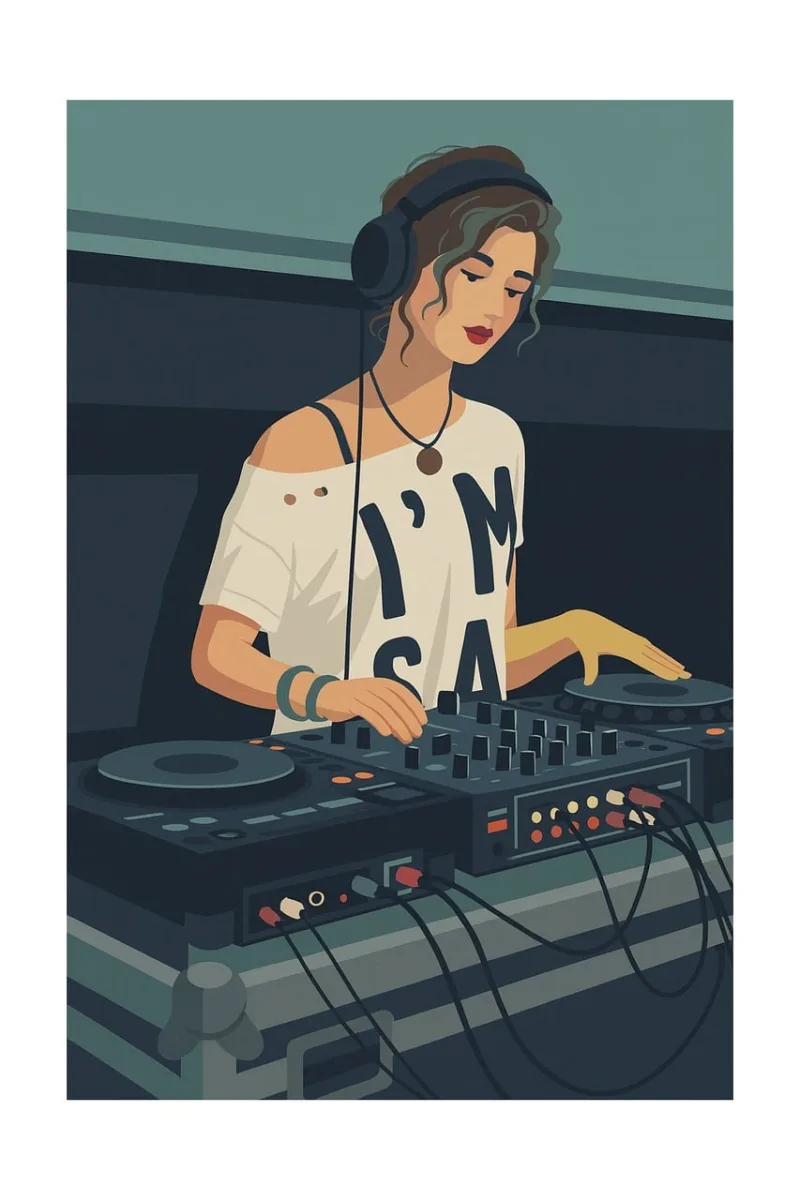 Dj Music Mixer Stickdatei – Musik