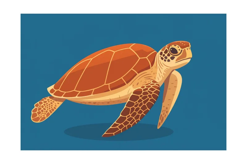 Sea turtle Ocean Marine life Stickdatei – Sport