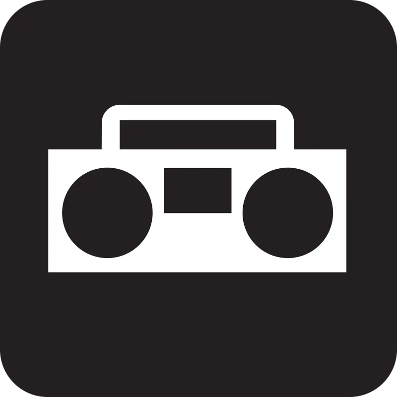 Music Sound Radio Stickdatei – Musik