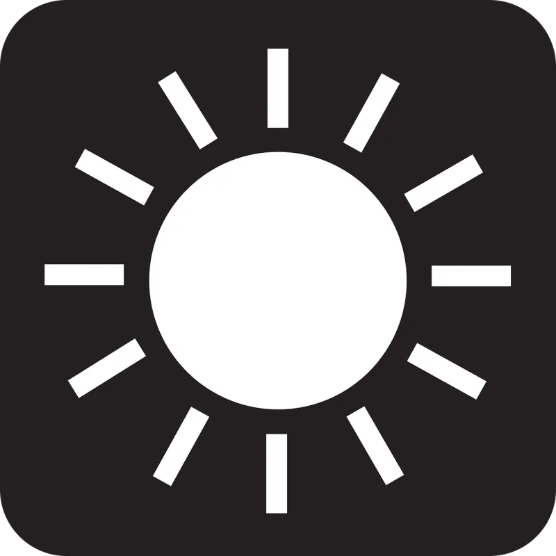 Sun Summer Sunlight Stickdatei – Natur