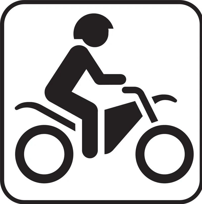 Motor scooter Motor-bike Scooter Stickdatei – Fahrzeuge