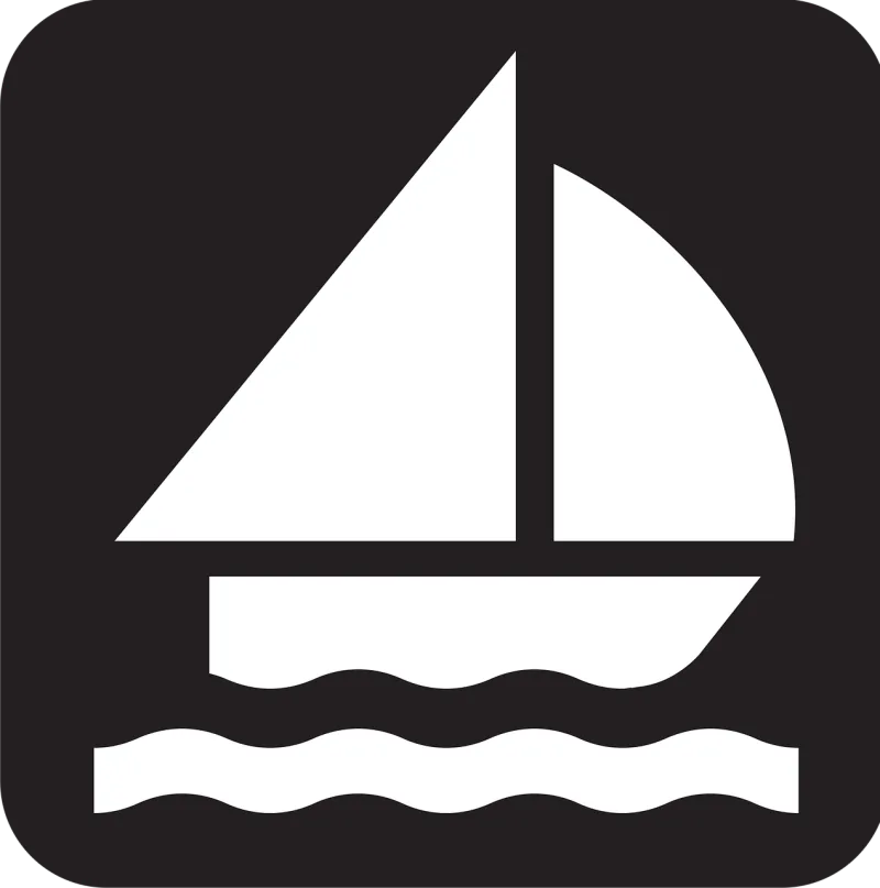 Sailing Sailing boat Catboat Stickdatei – Fahrzeuge