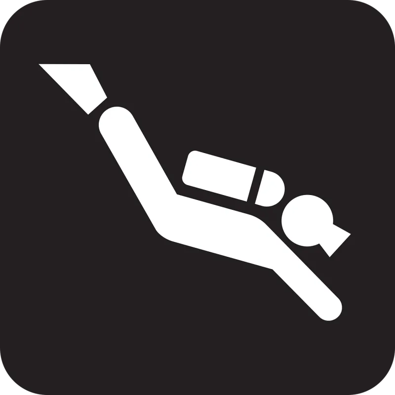 Diving Scuba diving Scuba-diving Stickdatei – Sport
