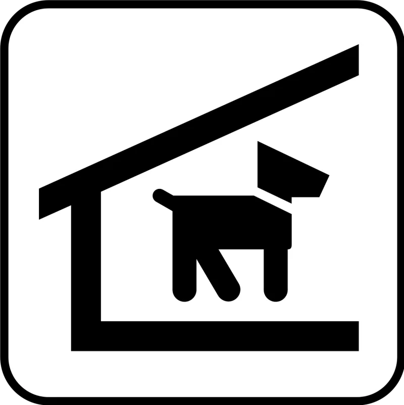 Doghouse Dog kennel Dog stable Stickdatei – Tiere