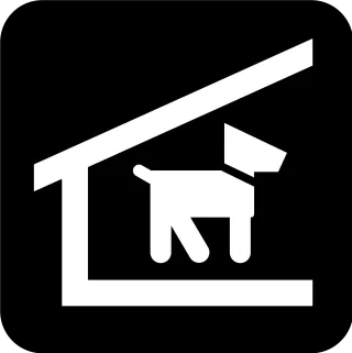 Doghouse Dog kennel Dog stable Stickdatei