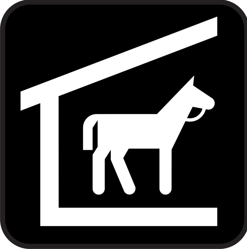 Stable Horse Hutch Stickdatei – Tiere