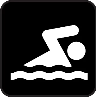 Swimming Sports Crawl Stickdatei