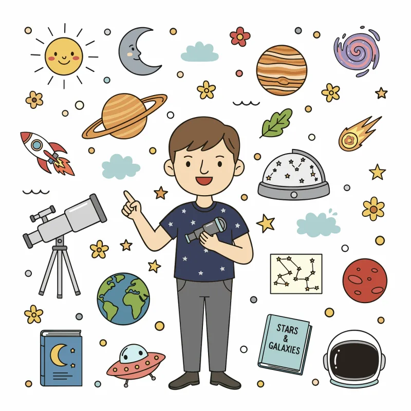 Astronomy Space Planets Stickdatei – Kinder