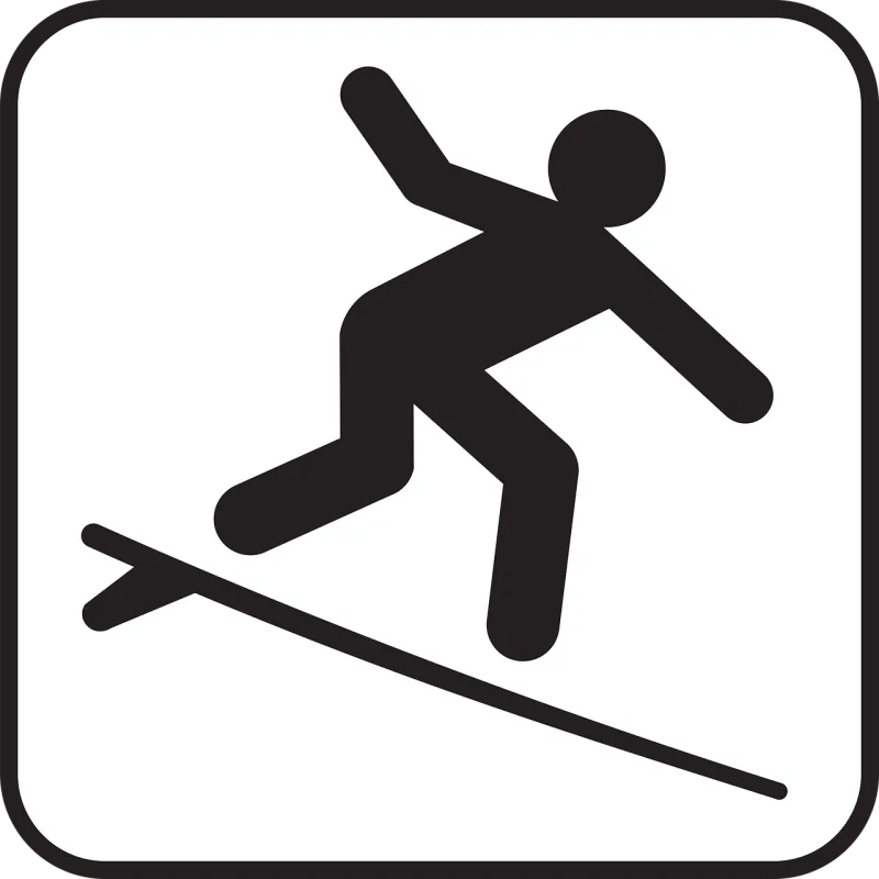 Surfing Nature Surf Stickdatei – Sport