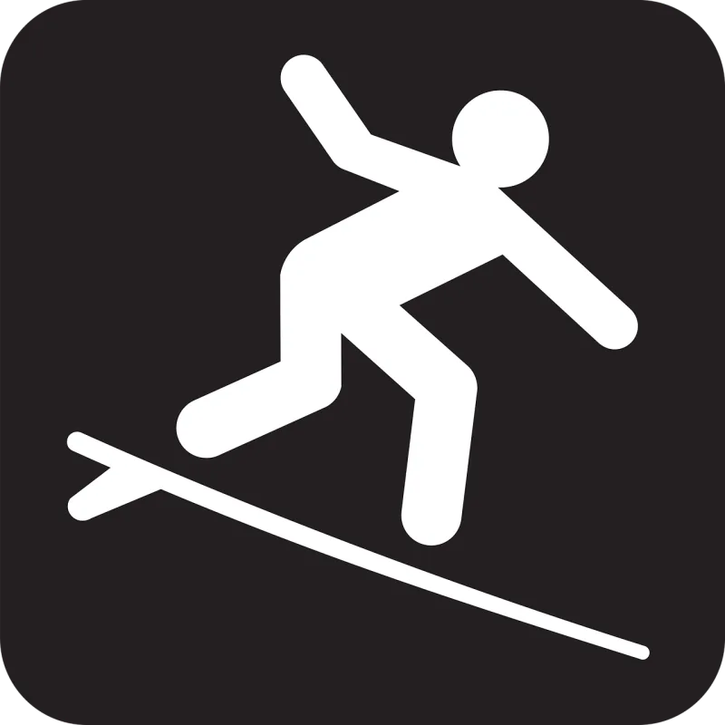 Surfing Surf Sports Stickdatei – Sport