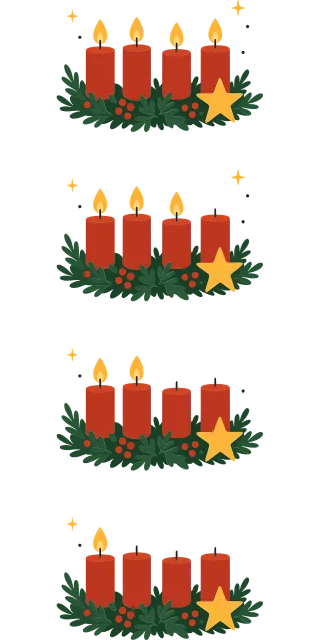 Advent Advent wreath Advent season Stickdatei