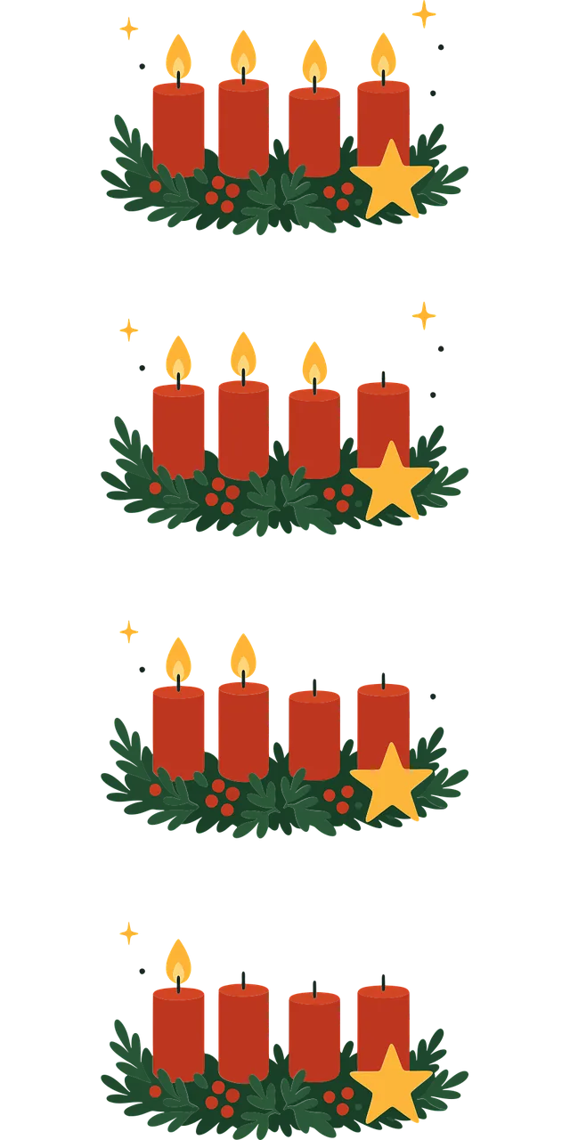Advent Advent wreath Advent season Stickdatei – Weihnachten