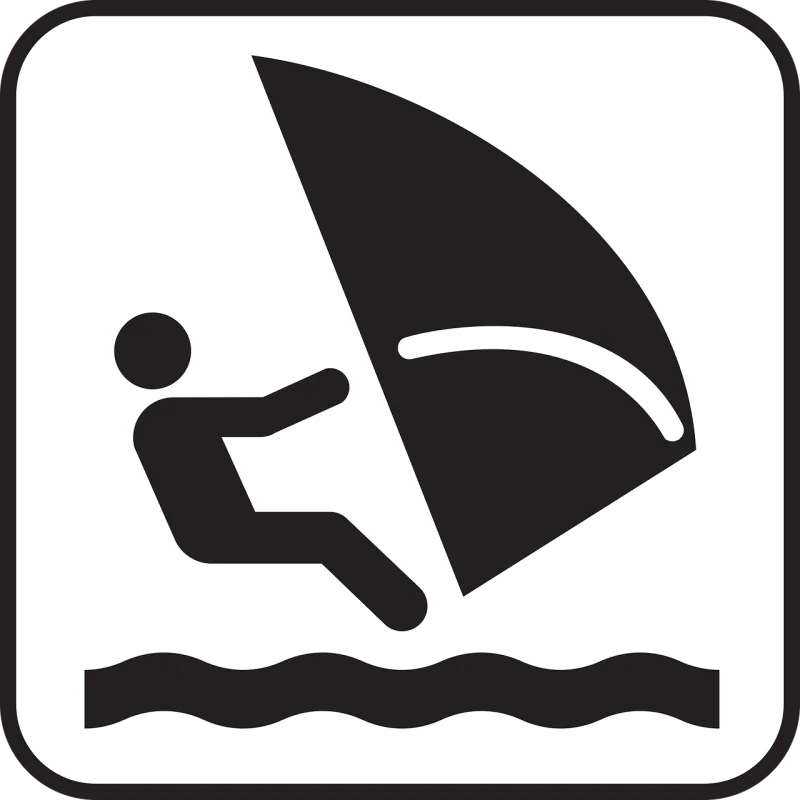 Surf-riding Surfing Wind Stickdatei – Sport