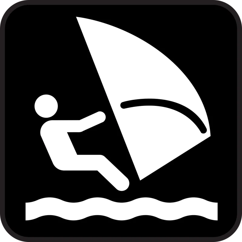 Surf-riding Surfing Wind Stickdatei – Sport