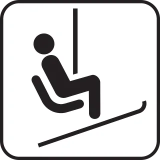 Ski lift Lift Ski-lift Stickdatei